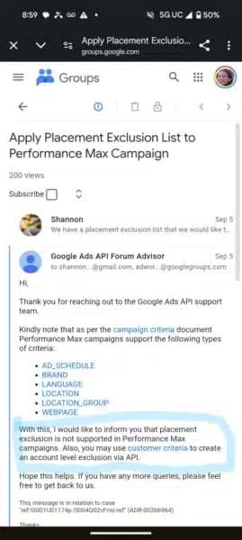 Google Help Forum