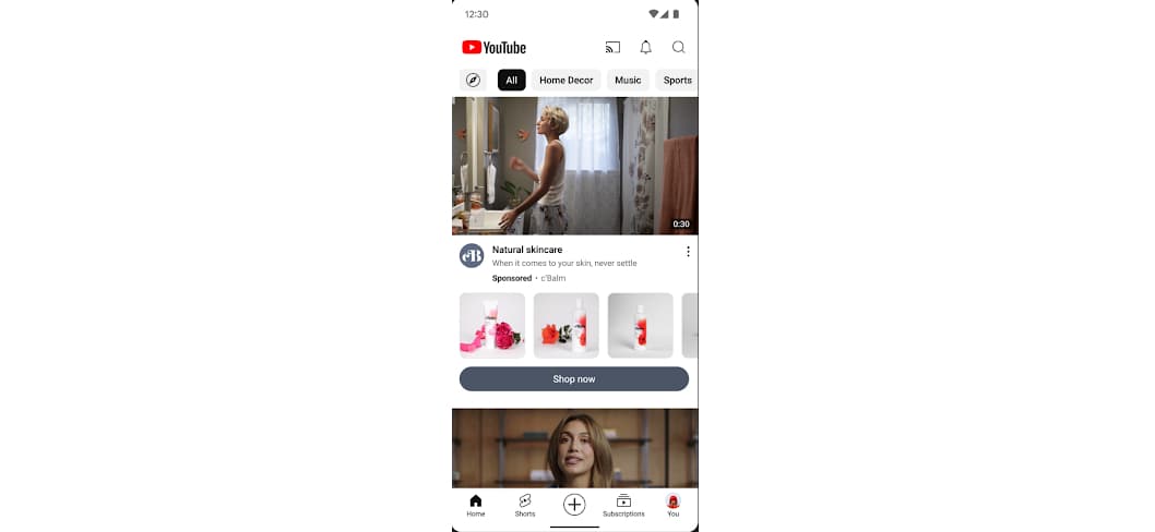 YouTube Shoppable Masthead now in India