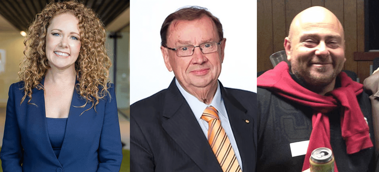 Vale Lisa Ronson, Harold Mitchell and Alex Pekish