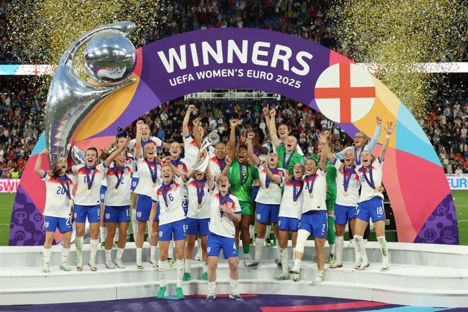 Brands celebrating England’s Euros win