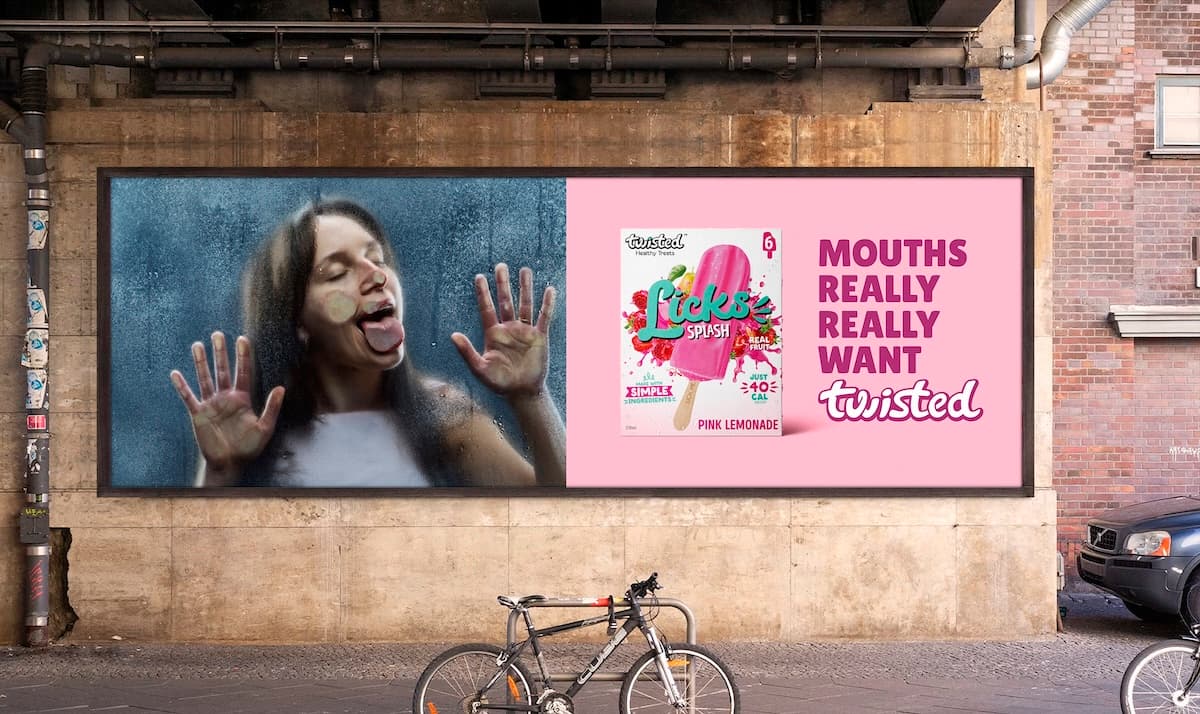 Twisted OOH Licks Splash Mockup