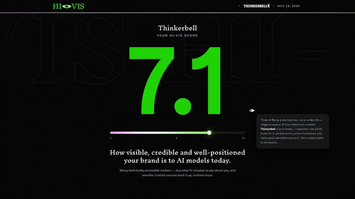 Thinkerbell Hi-Vis Score