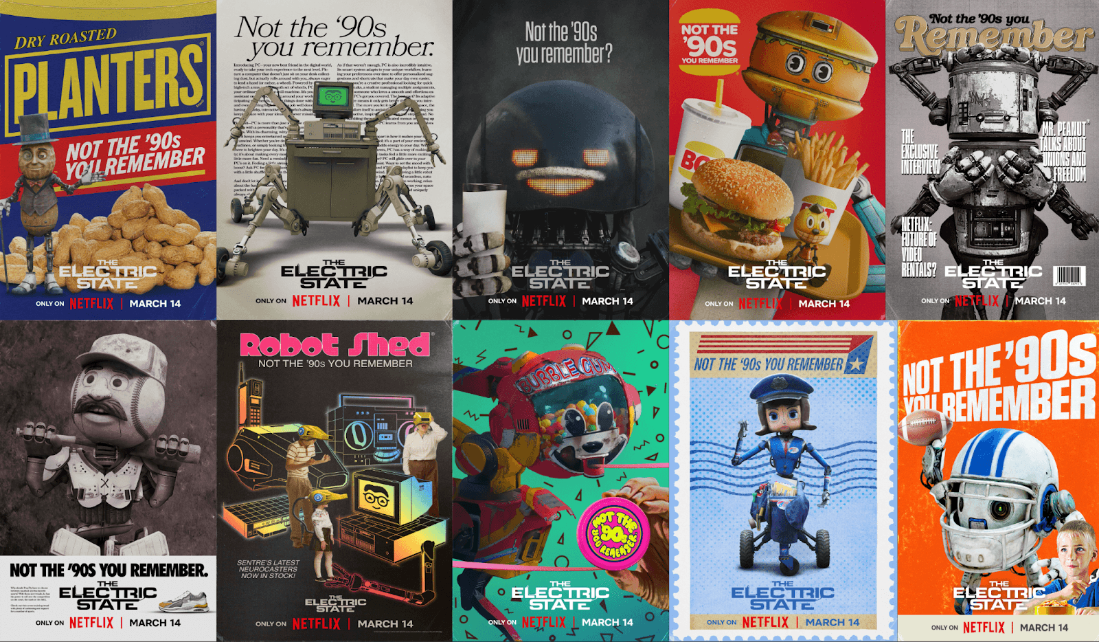An example of reimagined advertisements